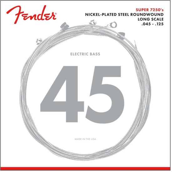 Corzi chitara bass 5 corzi 45-125 Fender 7250-5M nickel plated , medium