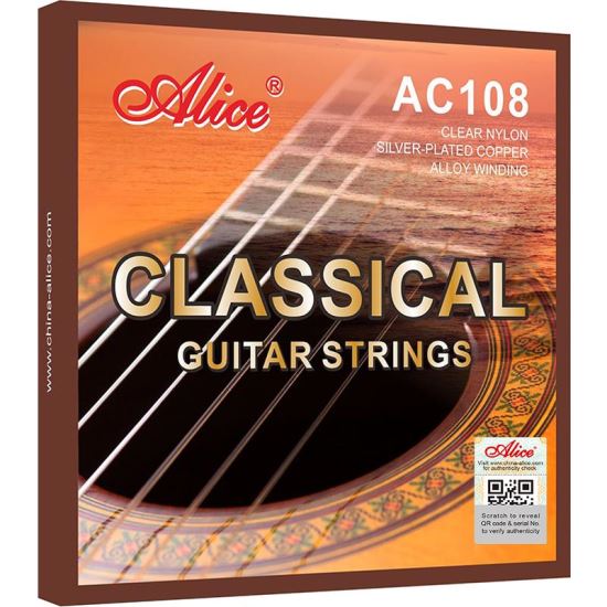 Corzi chitara clasica NT Alice AC108 silver plated , normal tension