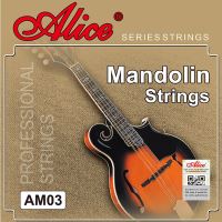 Corzi mandolina 10-34 Alice AM03 silver plated, infasurare cupru