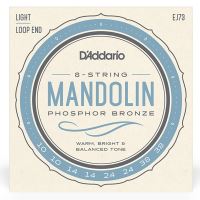 Corzi mandolina 10-38 D'Addario EJ73 phosphor bronze , light