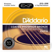 Corzi chitara acustica 12-56 D'Addario EXP19 phosphor bronze , light top medium bottom, coated