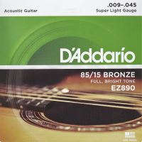 Corzi chitara acustica 9-45 D'Addario EZ890 85/15 , super light