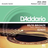 Corzi chitara acustica 12-54 D'Addario EZ920 85/15 , medium light