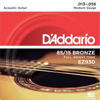 Corzi chitara acustica 13-56 D'Addario EZ930 85/15 , medium