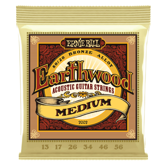 Corzi chitara acustica 13-56 Ernie Ball Earthwood 2002 80/20 , medium