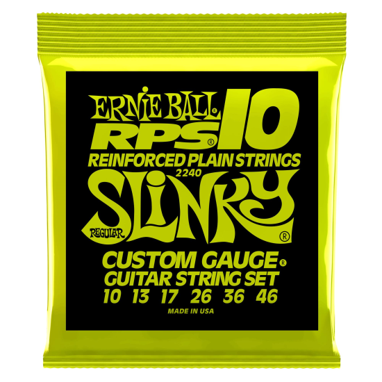 Corzi chitara electrica 10-46 Ernie Ball RPS 2240 nickel plated , regular slinky