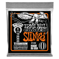 Corzi chitara electrica 9-46 Ernie Ball Titanium 3122 nickel plated , hybrid slinky, coated