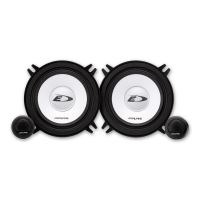 Difuzoare auto Alpine SXE-1350S , sistem component, 2 cai, 13 cm