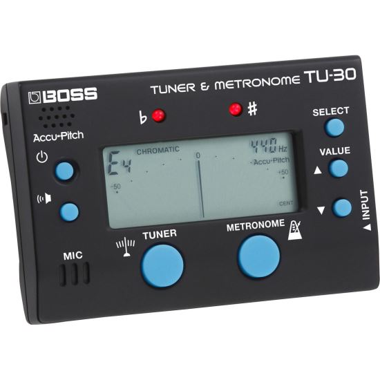 Produs: Acordor chitara cromatic cu metronom Boss TU-30