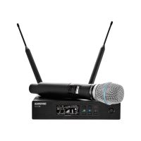 Sistem fara fir cu microfon de mana Shure QLXD24E/B87 , Beta 87A