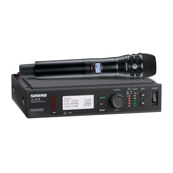 Sistem fara fir cu microfon de mana Shure ULXD24E/K8B , KSM8