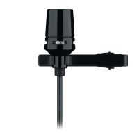 Microfon lavaliera Shure CVL-B/C-TQG , condenser, cardioid, negru, conector mini XLR-4P