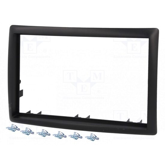 Rama adaptoare cadru radio 2DIN , Renault, neagra