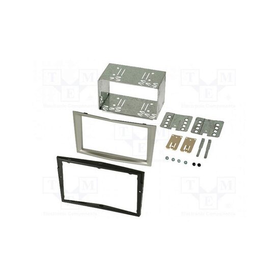Rama adaptoare cadru radio 2DIN , Opel, satin-stone