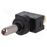 Comutator basculant 2 pozitii SPST OFF-ON 20A/12V dc 50m R13-61L2-01
