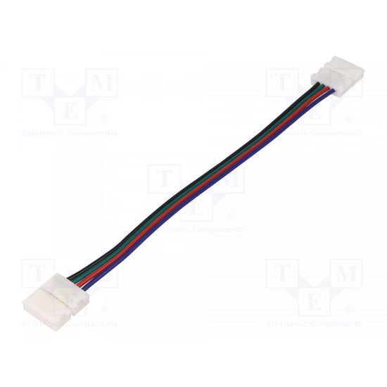 Cupla conectori benzi led 4 pini clichet