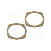 Distantiere difuzoare auto MDF 165 mm , Mitsubishi Pajero, lacuit, 8 mm