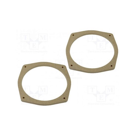 Distantiere difuzoare auto MDF 165 mm , Mitsubishi Pajero, lacuit, 8 mm