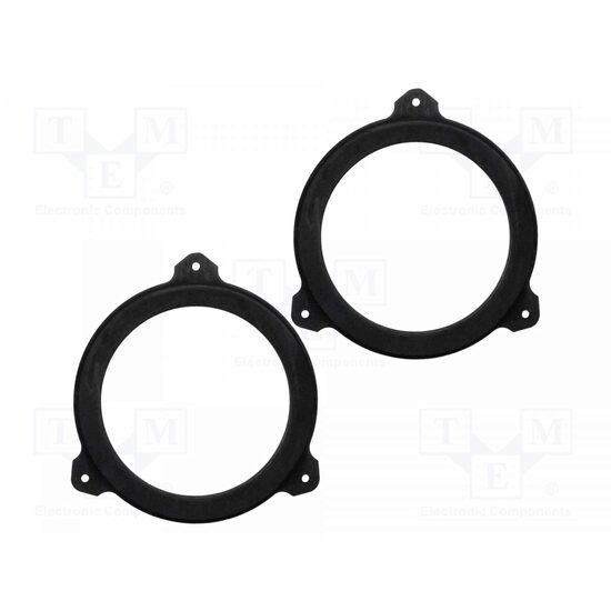 Distantiere difuzoare auto MDF 165 mm , Toyota Auris 2007->, Hilux 2015->, usi fata, spate, 26 mm
