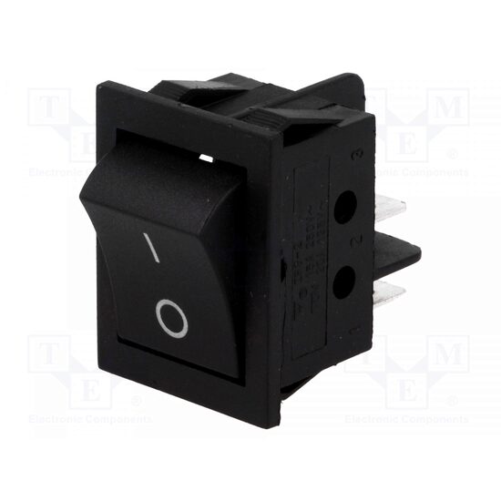 Intrerupator negru on-off 15a/250v