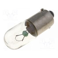 Lampa baioneta BA9S 6.3V 250mA Balon T3