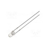 Led 3mm Albastru 1200-4200mcd/15gr.