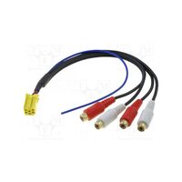 Mufa ISO mini, RCA soclu x4 4Carmedia ZRS-ISO-3 , pin 6, Pioneer