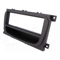 Rama adaptoare cadru radio 1DIN , Ford Mondeo, Galaxy, Focus, C-Max 2007->, , cu sertar, neagra