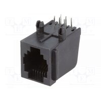 Soclu RJ12 6 pini, aurit 6P6C