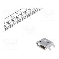 Soclu usb B micro pentru PCB