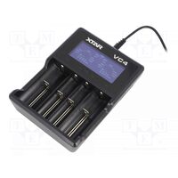 Tester:cu microprocesor Li-lon,Ni-MH 1A Numar celule:4