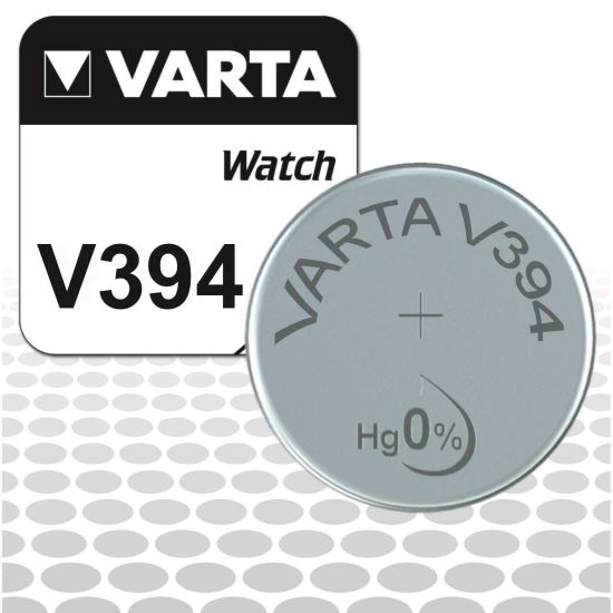 Baterie ceas 394 Varta V394 , oxid argint, 1.55V, SR936SW, 625, SR45