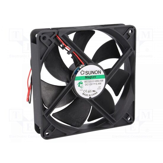 Ventilator 12V dc 120x120x25mm