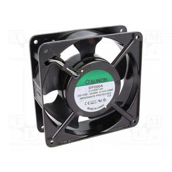 Ventilator AC 230VAC 120x120x38mm 165m/h 45dBA
