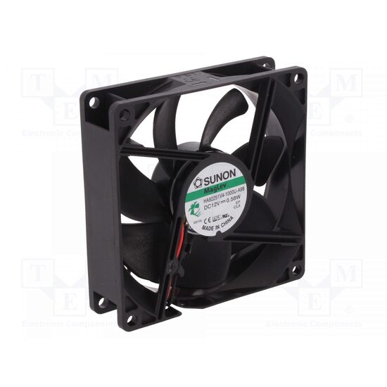 Ventilator DC axial 12V dc 92x92x25mm 47.97m3/h