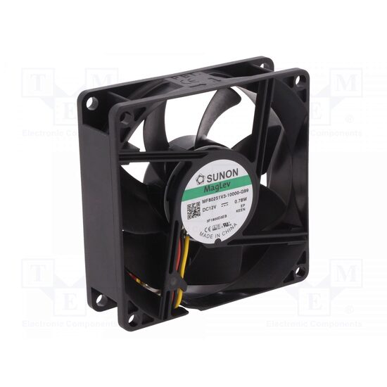 Ventilator DC 80x80x25mm