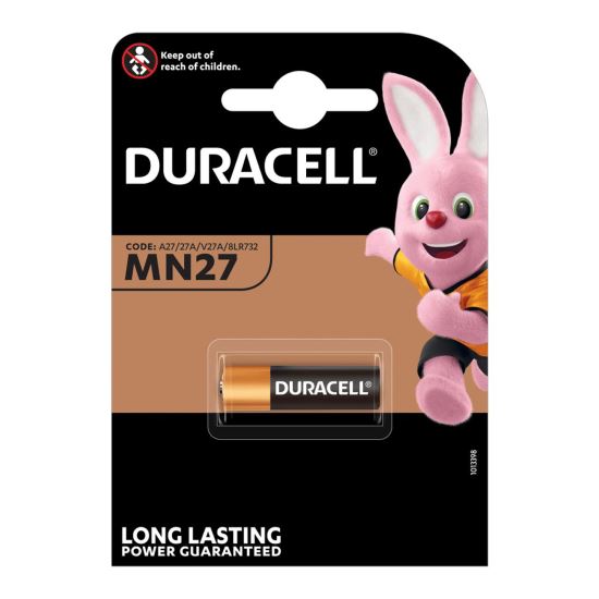 Baterie 27A Duracell MN27 , alcalina, 12V, A27, V27A, L828, GP27, 8LR732