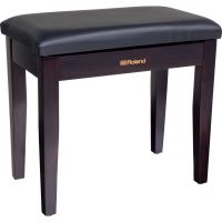 Scaun bancheta pian Roland RPB-100 RW , nereglabil, palisandru mat, sezut negru, piele sintetica