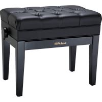 Scaun bancheta pian Roland RPB-500 BK , negru mat, sezut negru, captusit, compartiment partituri