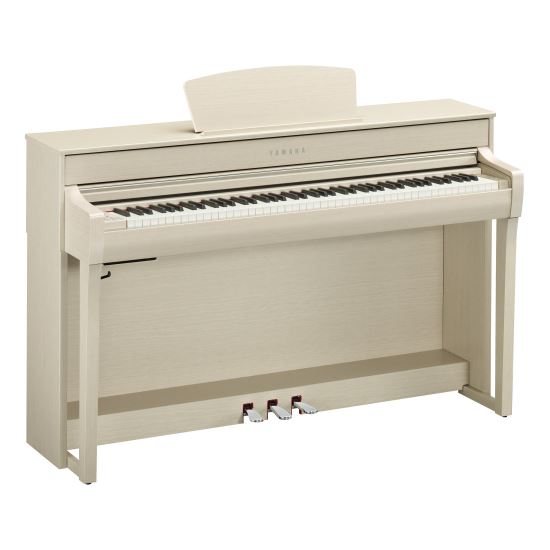 Pian digital Yamaha Clavinova CLP-735 WA alb cenusiu