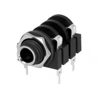 Soclu Amphenol ACJM-MC, Jack 6.3mm, mama, mono, cu intrerupator dublu, lipire