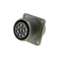 Conector circular Amphenol DS3102A18-1S, serie DS/MS, soclu, mama, pin 10, argintat