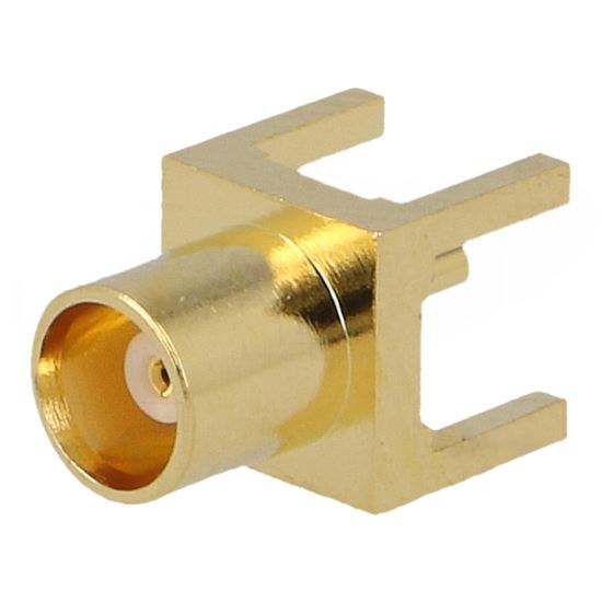Soclu Amphenol MCX6251B13G50, MCX, mama, drept, 50Ω, THT, teflon, aurit, vswr 1,3