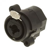 Soclu Neutrik NCJ9FI-H, combo XLR jack 6.3mm, mama, unghi, lipire, placa, H
