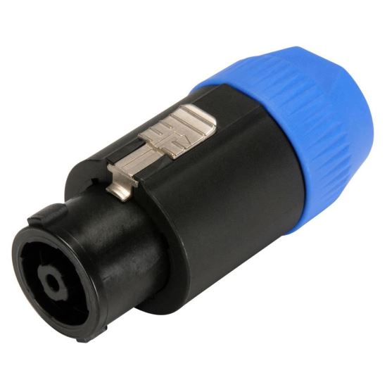 Conector SpeakON Neutrik NL8FC, mufa, tata, montare pe cablu, unom 230V, 20A