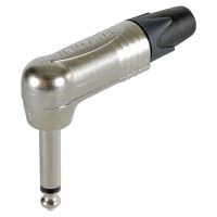 Mufa Neutrik NP2RX, Jack 6.3mm, tata, pin 2, mono, unghi, pe cablu, lipire