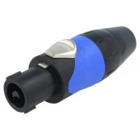 Mufa Amphenol SP-2-F, pentru difuzoare, mama, pin 2, pe cablu, 30A, 133V, speakON