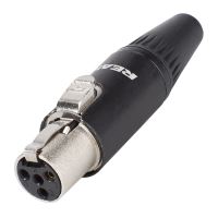Mufa mini XLR Rean Neutrik RT4 FC-B , mama, lipire, cablu, 234345