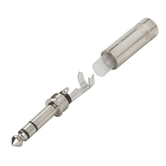 Mufa Jack 6.3mm Rean Neutrik NYS202 , tata, stereo, lipire, cablu, nichel