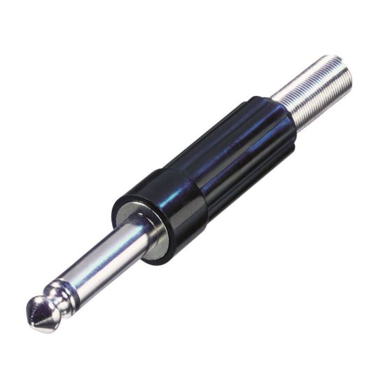 Mufa Jack 6.3mm Rean Neutrik NYS203 , tata, mono, lipire, cablu, negru, arc